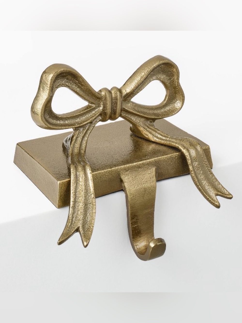 Brass Bow Stocking Holder- Threshold designed with Studio McGee